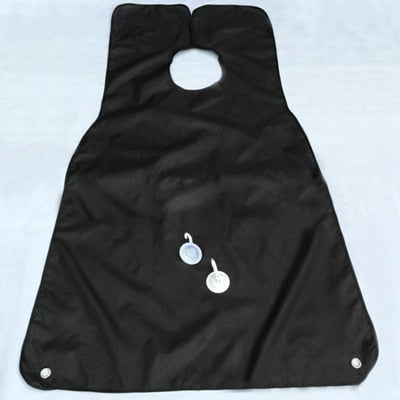 Man Bathroom Apron Black Beard Apron Hair Shave Apron for Man Waterproof Floral Cloth Household Cleaning Protecter