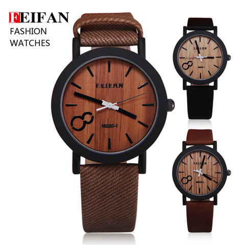 Simulation Casual Wooden Watch for Men - Free Shipping