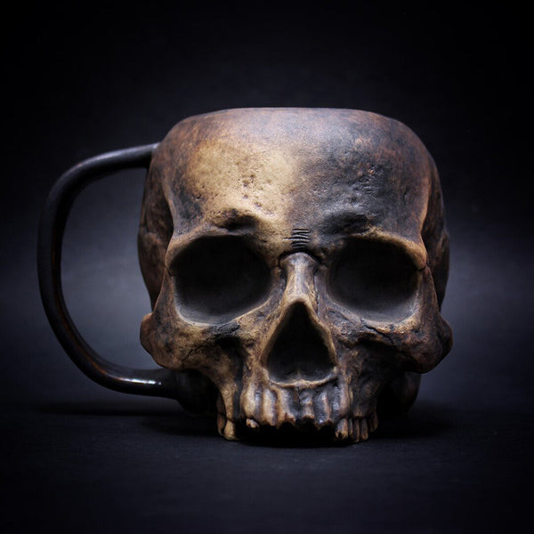 Skull Cup Coffee Mug Gothic Home Decor Collection Halloween Gift High Quality Beer Tea Water Cup Bar Drinkware Mug Supplies