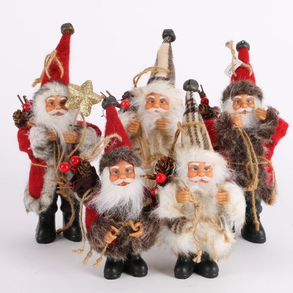 Christmas Tree Ornaments Christmas Santa Claus Doll Toy Decoration Exquisite For Home