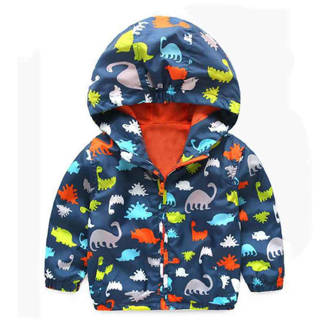 Cute Dinosaur Spring Children Coat Kids Jacket Boys