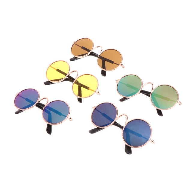 Small Pet Dogs Cat Fashion Glasses-Props color randomly